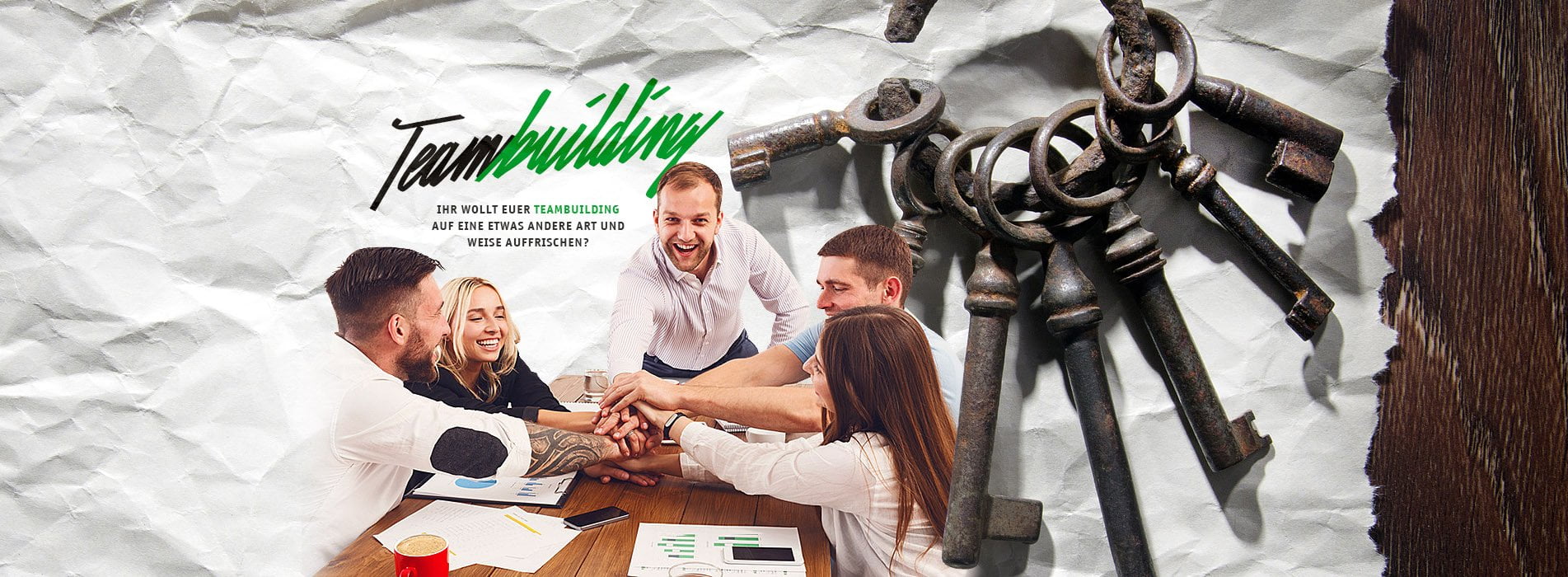 Escape Room Teambuilding - EscapePlaza in Gießen (Linden) und Mönchengladbach Escape Room Teambuilding - EscapePlaza in Gießen (Linden) und Mönchengladbach