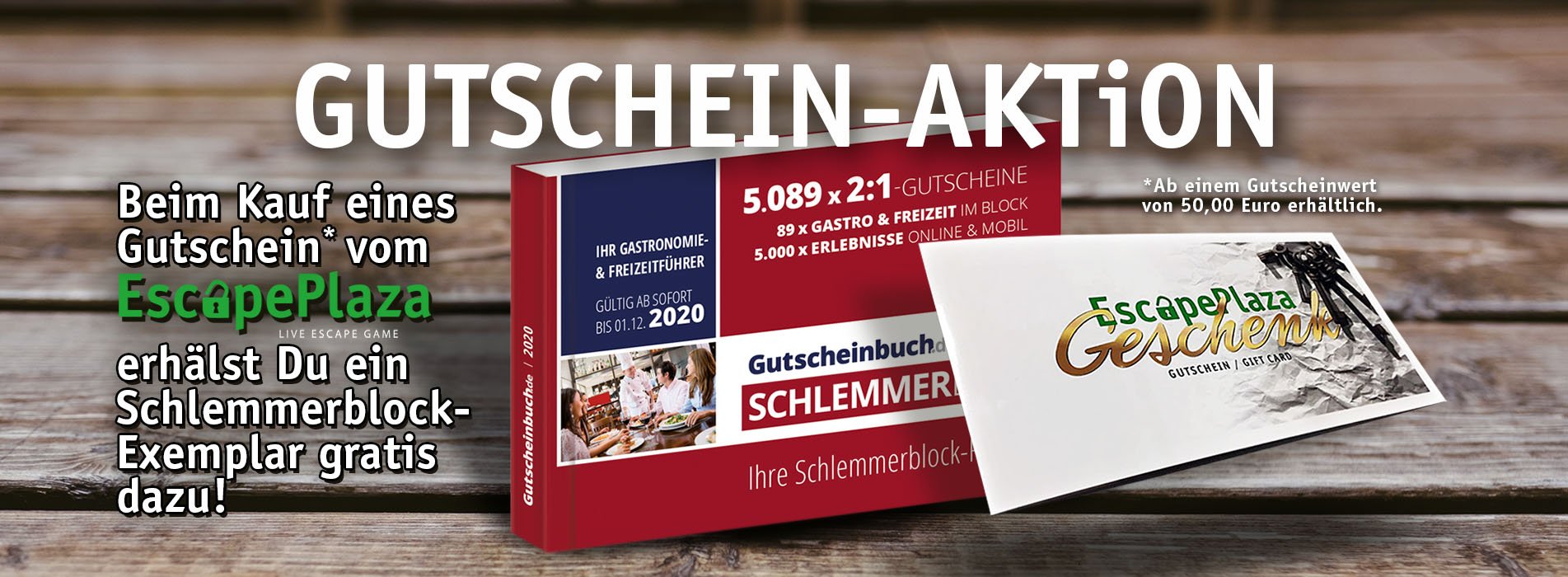 Gutschein Aktion Escape Room Gutschein Aktion Escape Room